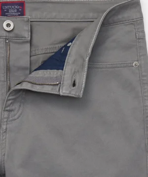 Pants>UNTUCKit 5-Pocket Chino Pants Charcoal