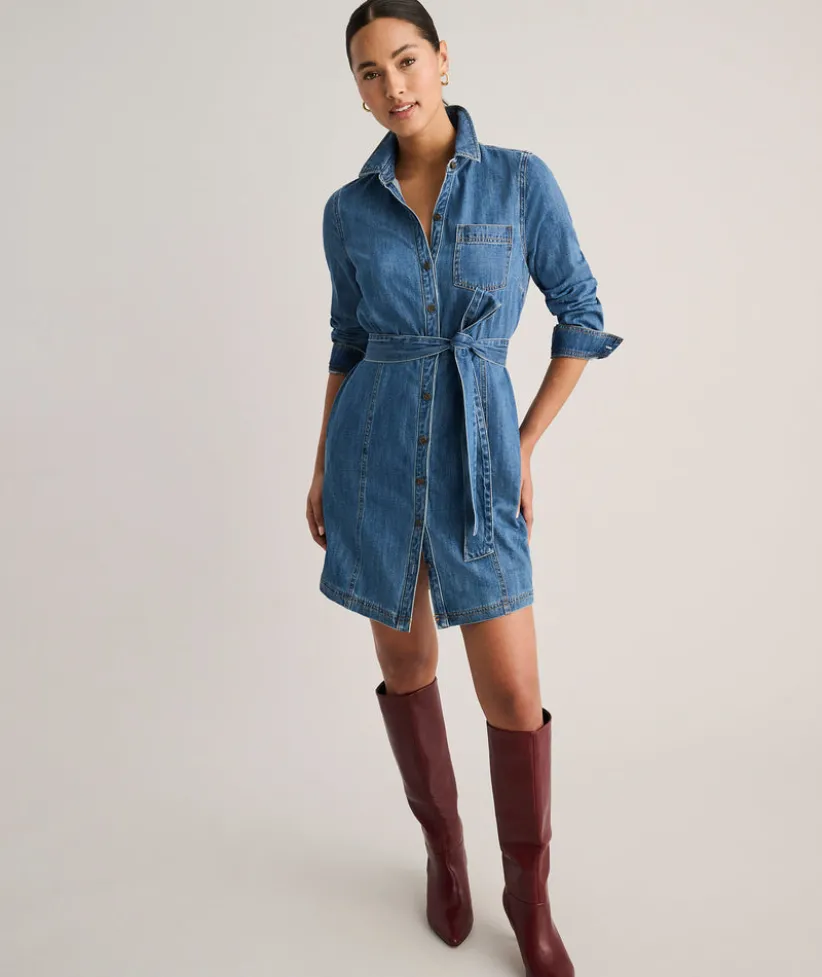 denim-lea-shirt-dress-GSWbHZtn-1.webp Shirts|Dresses>UNTUCKit Denim Lea Shirt Dress Solid Blue