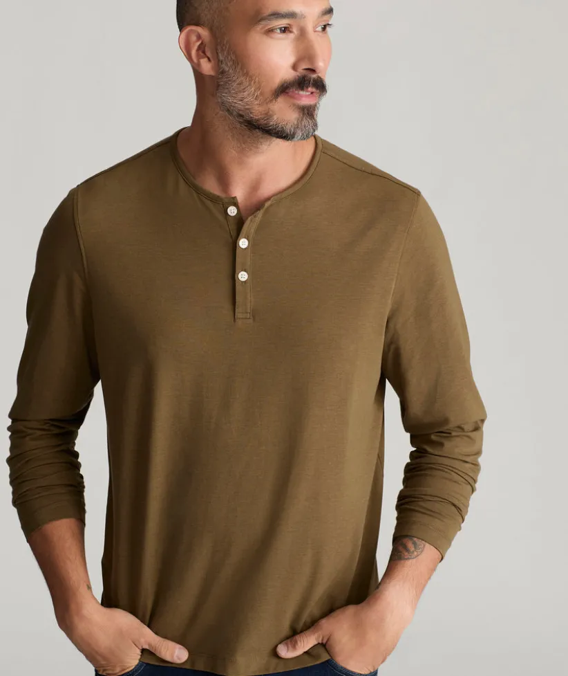 ecosoft-henley-final-sale-vILUIzlL-0.webp Tees & Henleys>UNTUCKit EcoSoft™ Henley - FINAL SALE Dark Khaki