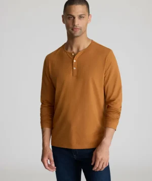 Tees & Henleys>UNTUCKit EcoSoft™ Henley Pecan