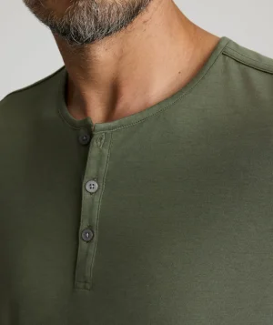 Tees & Henleys>UNTUCKit EcoSoft™ Henley Olive