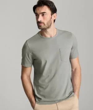 Tees & Henleys>UNTUCKit EcoSoft™ Pocket Tee - FINAL SALE Slate Green