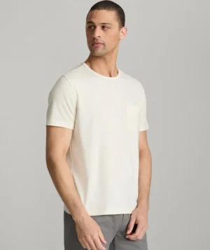 Tees & Henleys>UNTUCKit EcoSoft™ Pocket Tee Ecru