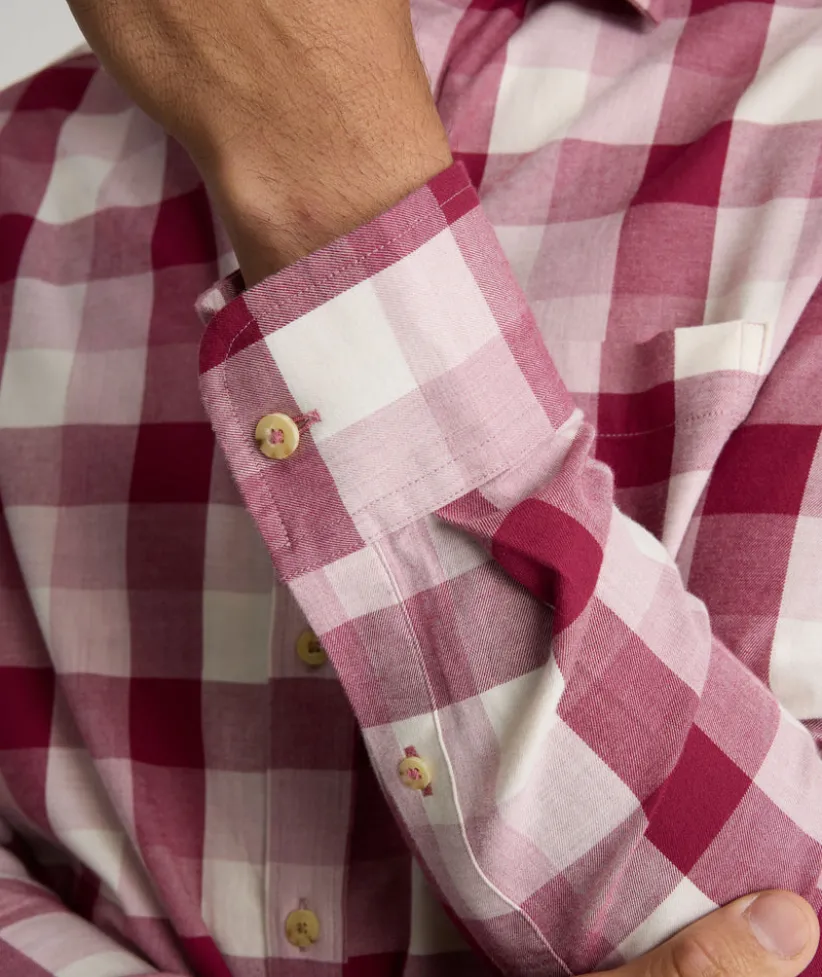 flannel-greenwald-shirt-hcJrgMQF-2.webp Button-Down Shirts>UNTUCKit Flannel Greenwald Shirt Pink Check