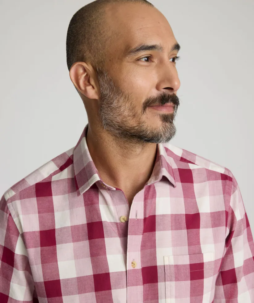 flannel-greenwald-shirt-hcJrgMQF-4.webp Button-Down Shirts>UNTUCKit Flannel Greenwald Shirt Pink Check