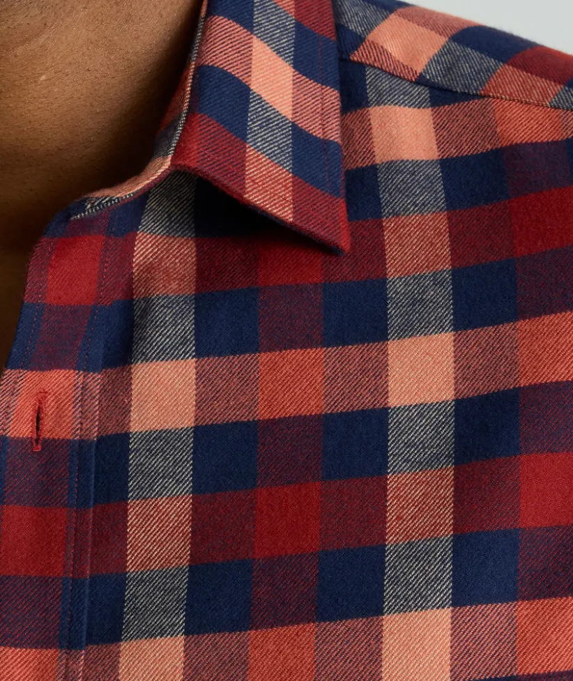 flannel-plenville-shirt-CPTxYWjq-3.webp Button-Down Shirts>UNTUCKit Flannel Plenville Shirt Syrah Check