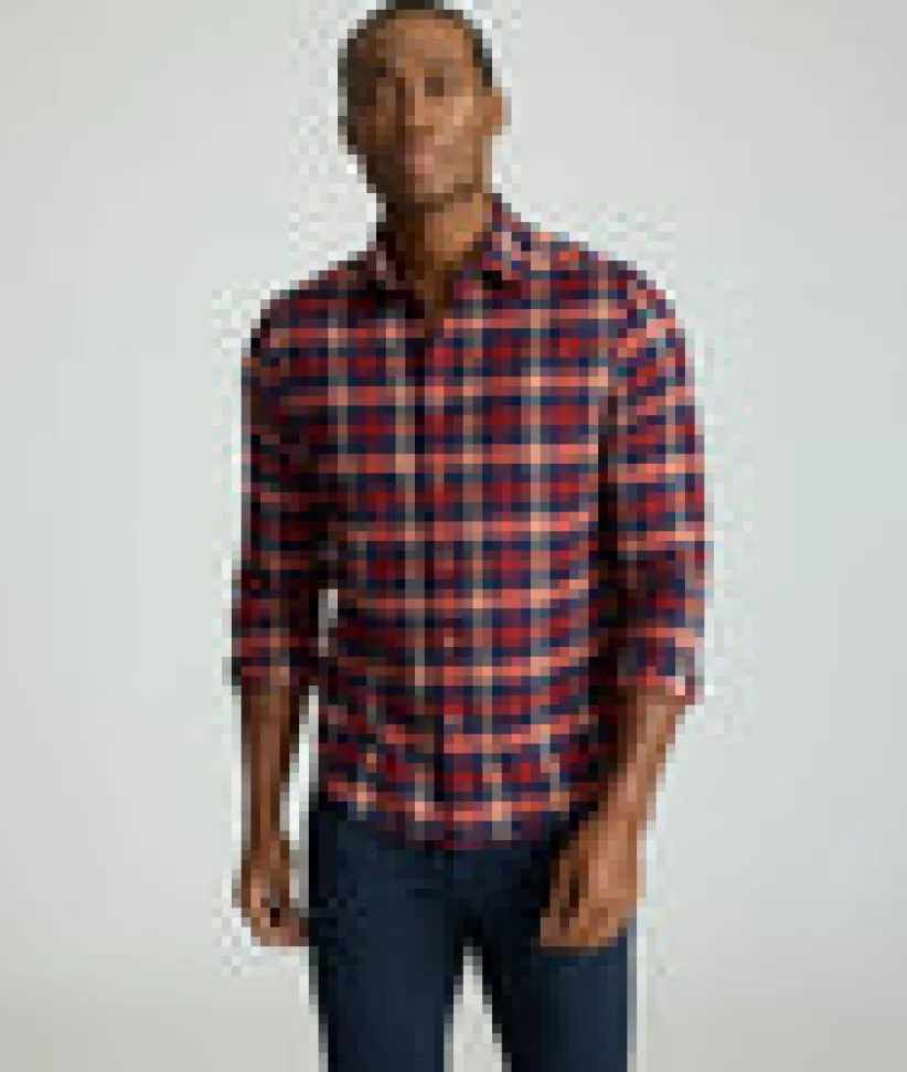 flannel-plenville-shirt-CPTxYWjq-4.webp Button-Down Shirts>UNTUCKit Flannel Plenville Shirt Syrah Check