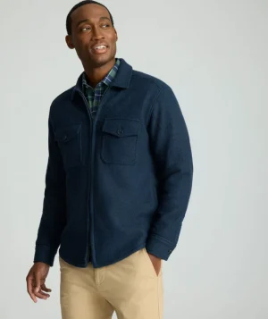 Jackets & Vests>UNTUCKit Full-Zip CPO Jacket Navy