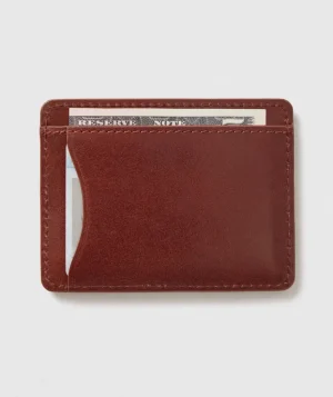 Shoes & Accessories>UNTUCKit Leather Card Case Brown