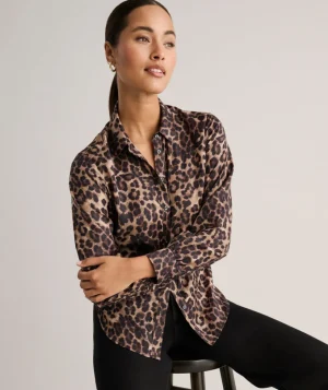 Shirts|Dresses>UNTUCKit Odette Shirt Leopard Print
