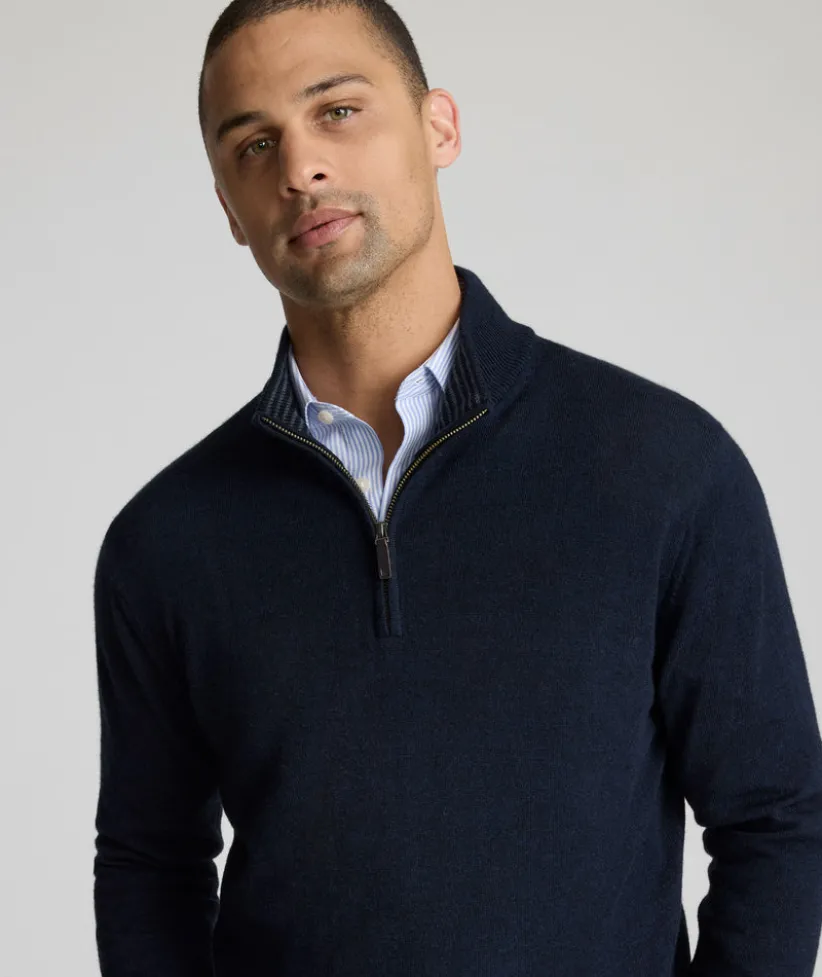 merino-wool-quarter-zip-sweate-LoMSYQgx-3.webp Sweaters>UNTUCKit Merino Wool Quarter-Zip Sweater