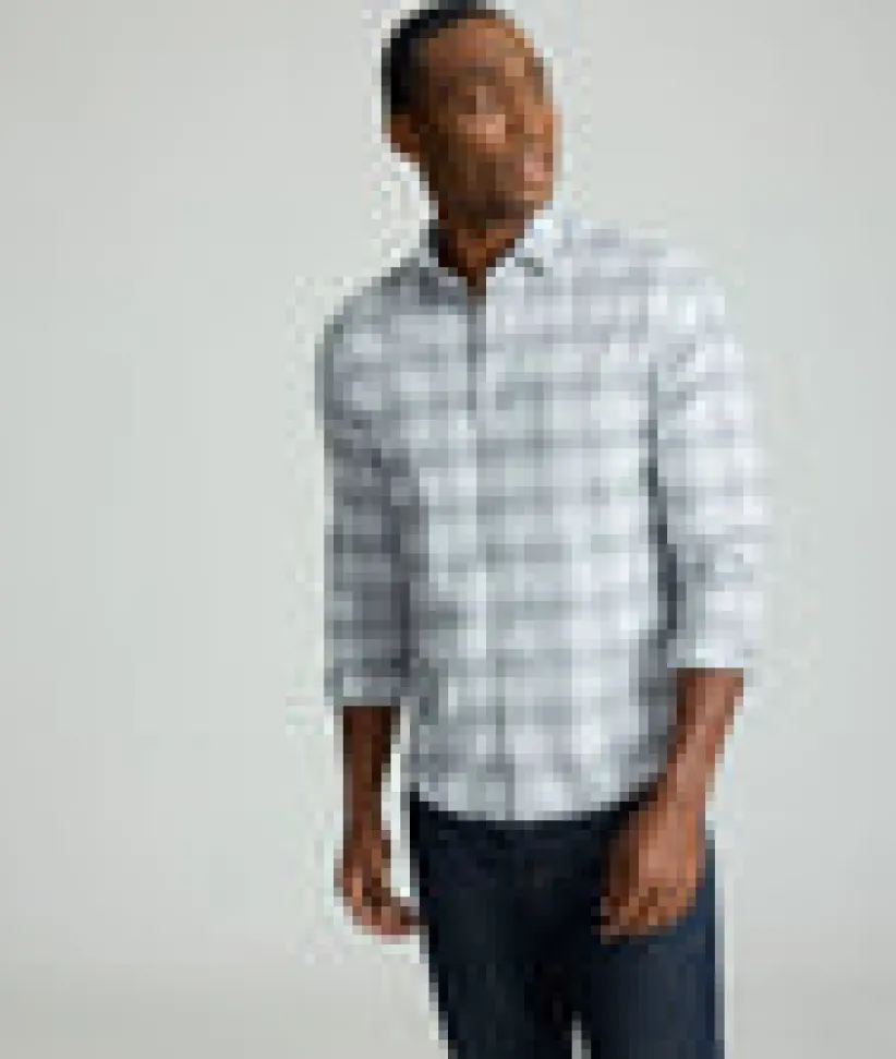 performance-flannel-brightlake-RpZEpTZv-5.webp Button-Down Shirts>UNTUCKit Performance Flannel Brightlake Shirt Gray Check