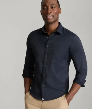 Button-Down Shirts>UNTUCKit Performance Gironde Shirt Black