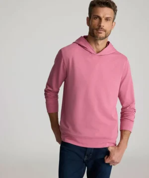Sweatshirts>UNTUCKit Performance Mason Hoodie Raspberry