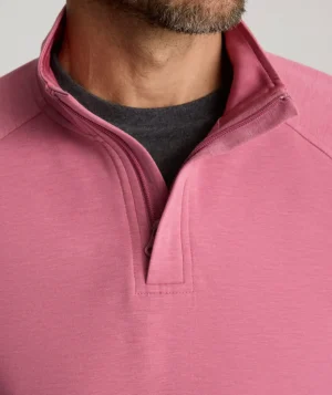 Sweatshirts>UNTUCKit Performance Mason Quarter-Zip Raspberry