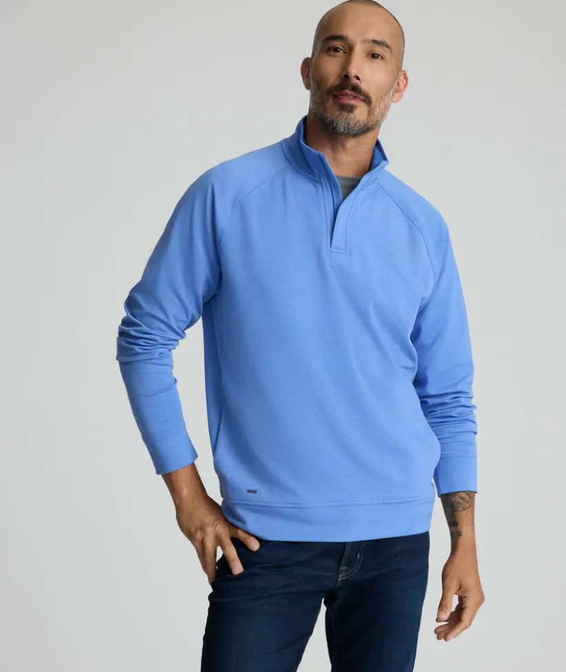 performance-mason-quarter-zip-UHTXxwSs-0.webp Sweatshirts>UNTUCKit Performance Mason Quarter-Zip Blue