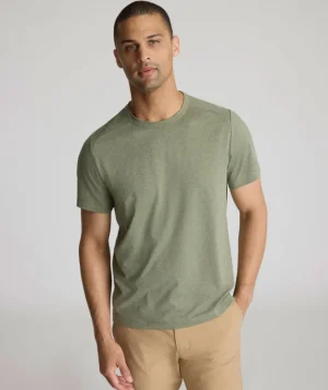 Tees & Henleys>UNTUCKit Performance Tee Olive Green
