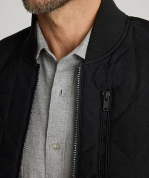 Jackets & Vests>UNTUCKit Quilted City Vest Black