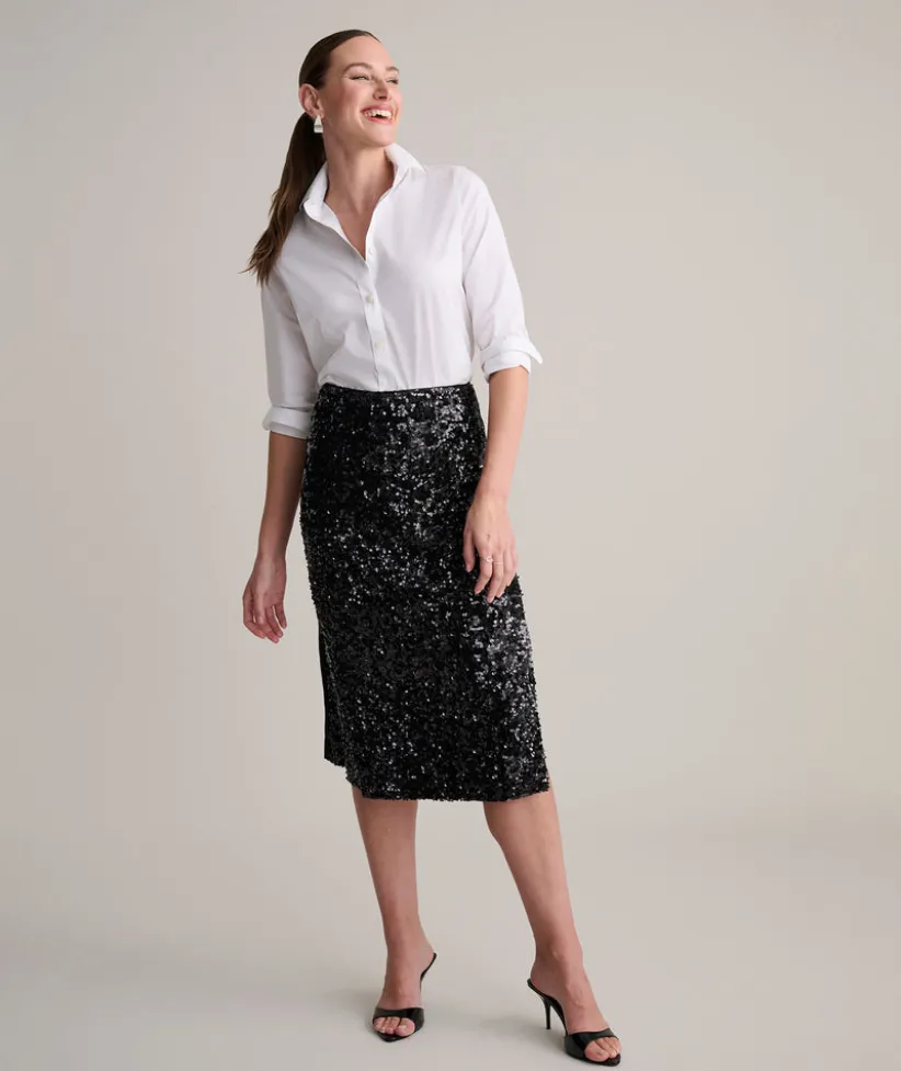 sequinned-celine-skirt-FBAjLOuR-3.webp Shirts|Dresses>UNTUCKit Sequinned Celine Skirt Black Sequin