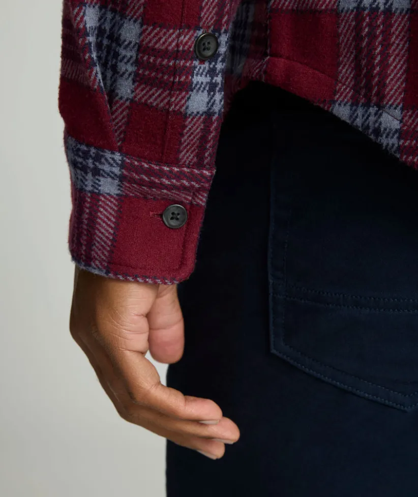 sweater-flannel-FHzXMIoE-2.webp Button-Down Shirts>UNTUCKit Sweater Flannel Tawny Port