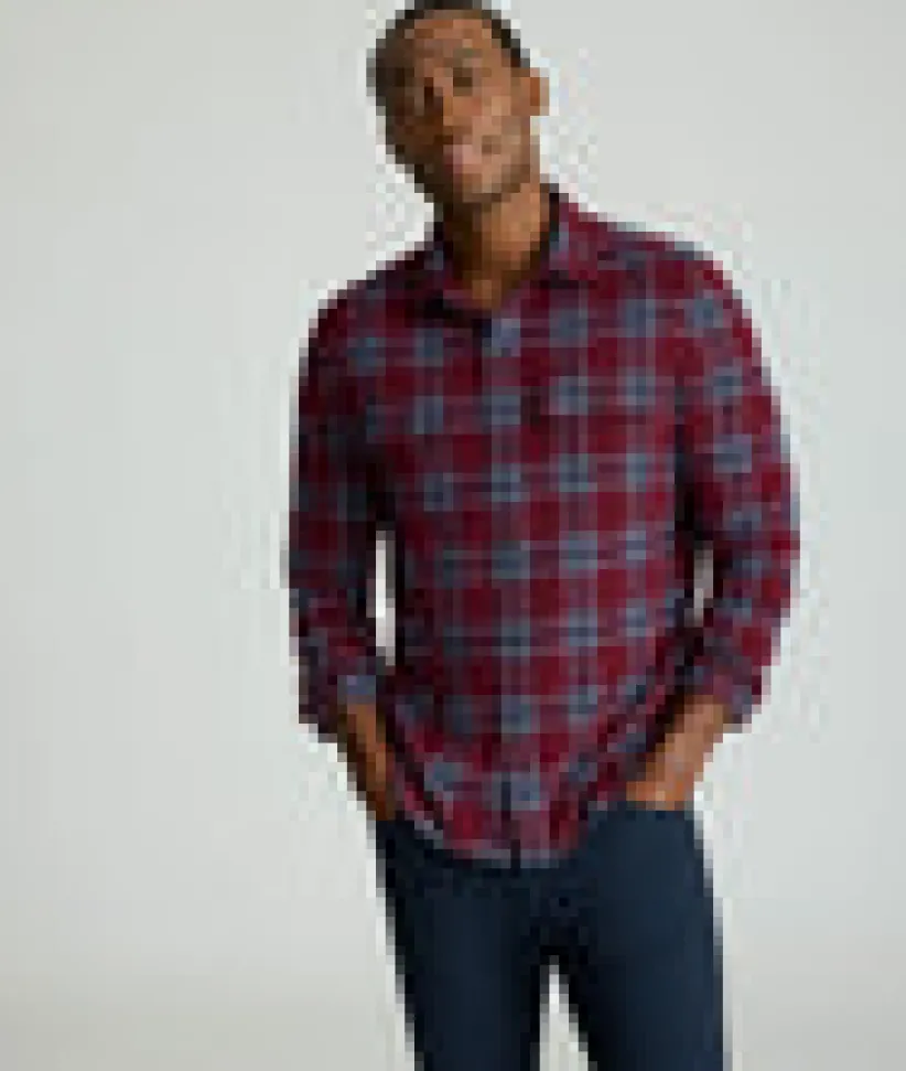 sweater-flannel-FHzXMIoE-5.webp Button-Down Shirts>UNTUCKit Sweater Flannel Tawny Port