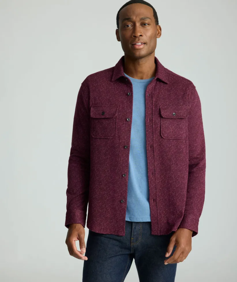 sweater-flannel-fCIaLIKO-4.webp Button-Down Shirts>UNTUCKit Sweater Flannel Maroon