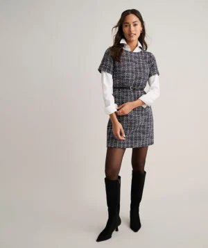 Shirts|Dresses>UNTUCKit Tweed Ravenna Shift Dress Tweed Multi