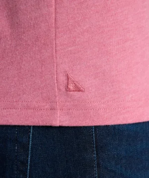 Tees & Henleys>UNTUCKit Ultrasoft Tee Rose