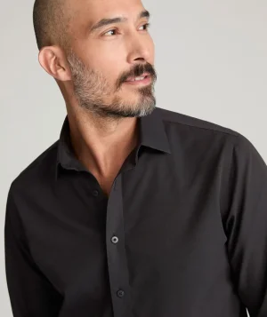 Button-Down Shirts>UNTUCKit Wrinkle-Free Black Stone Shirt