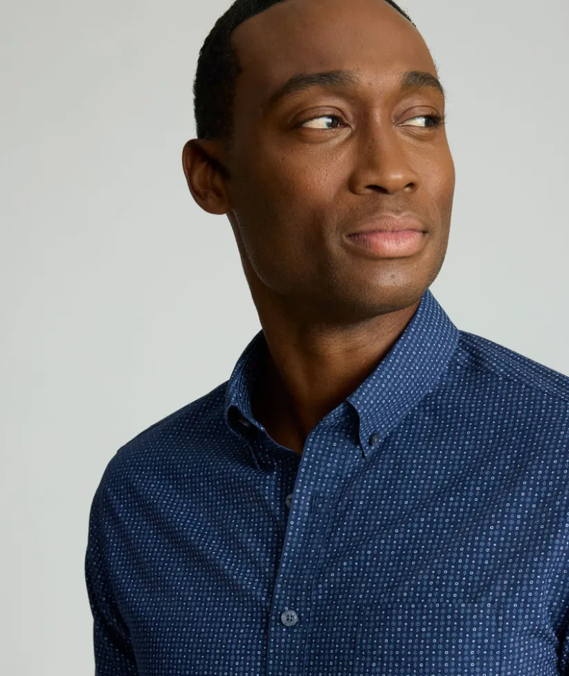 wrinkle-free-cascadar-shirt-RofYeSCa-0.webp Button-Down Shirts>UNTUCKit Wrinkle-Free Cascadar Shirt Navy Medallion