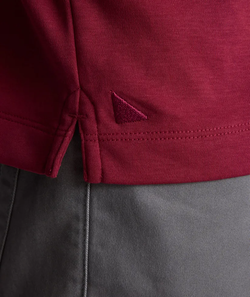 wrinkle-free-damaschino-long-s-VlJkRUdi-2.webp Polos>UNTUCKit Wrinkle-Free Damaschino Long-Sleeve Polo - FINAL SALE Berry