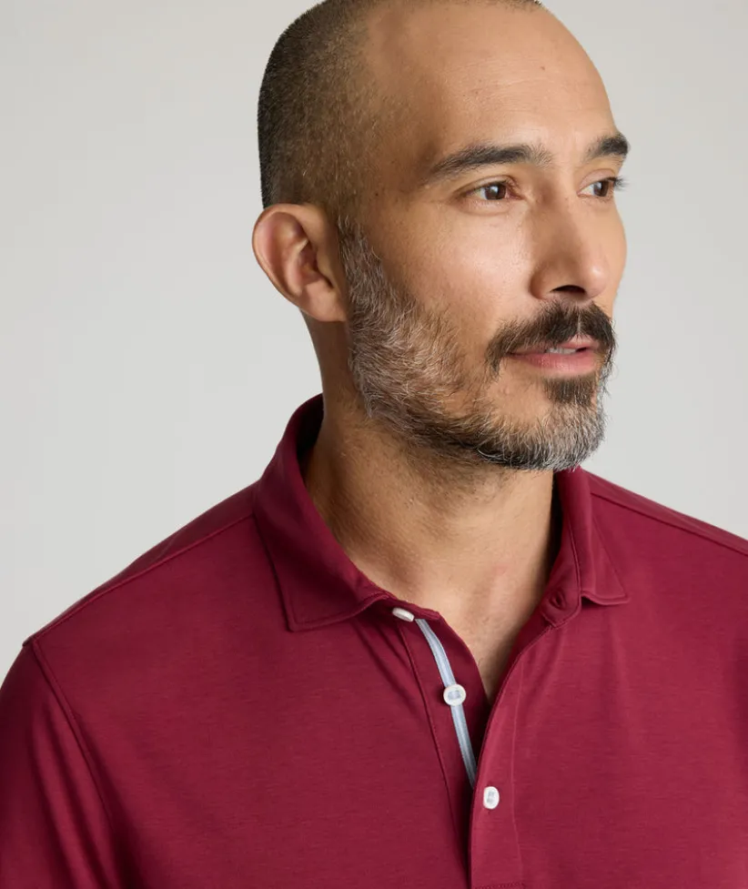 wrinkle-free-damaschino-long-s-VlJkRUdi-3.webp Polos>UNTUCKit Wrinkle-Free Damaschino Long-Sleeve Polo - FINAL SALE Berry