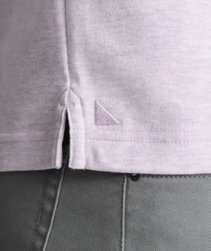 Polos>UNTUCKit Wrinkle-Free Damaschino Polo - FINAL SALE Heather Light Purple