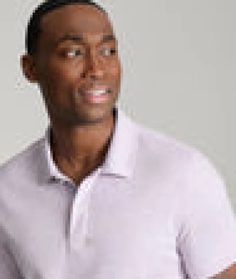 wrinkle-free-damaschino-polo-bEtTLnQu-4.webp Polos>UNTUCKit Wrinkle-Free Damaschino Polo - FINAL SALE Heather Light Purple