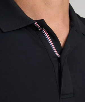 Polos>UNTUCKit Wrinkle-Free Damaschino Polo Black