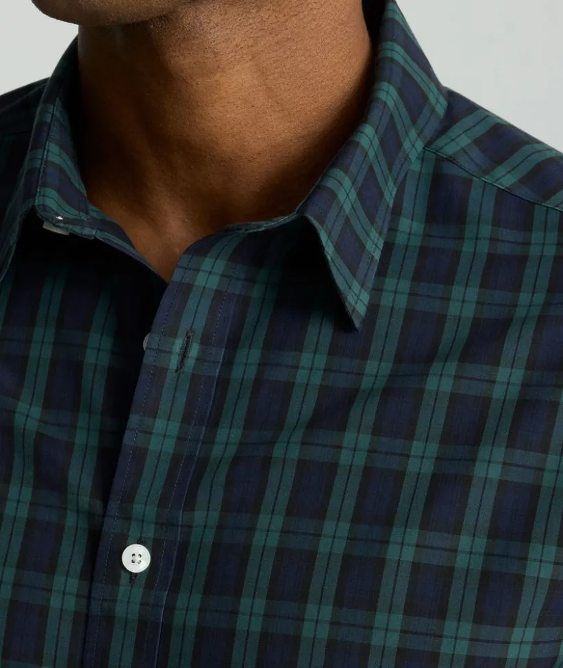 wrinkle-free-grant-shirt-UcDvKqYb-1.webp Button-Down Shirts>UNTUCKit Wrinkle-Free Grant Shirt Green & Blue Plaid