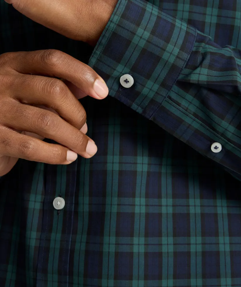 wrinkle-free-grant-shirt-UcDvKqYb-2.webp Button-Down Shirts>UNTUCKit Wrinkle-Free Grant Shirt Green & Blue Plaid