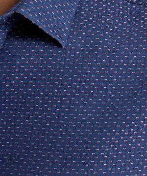 Button-Down Shirts>UNTUCKit Wrinkle-Free Rigby Shirt Navy Print