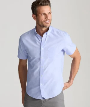 Button-Down Shirts>UNTUCKit Wrinkle-Free Short-Sleeve Hillstowe Shirt
