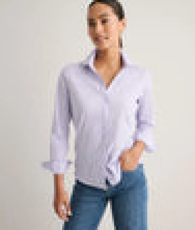 wrinkle-free-stretch-cotton-be-DblkmSXx-4.webp Shirts|Dresses>UNTUCKit Wrinkle-Free Stretch Cotton Bella Shirt Purple Stripe