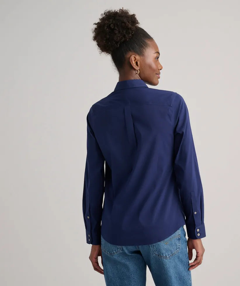 wrinkle-free-stretch-cotton-be-JBQFRzNy-2.webp Shirts|Dresses>UNTUCKit Wrinkle-Free Stretch Cotton Bella Shirt Navy