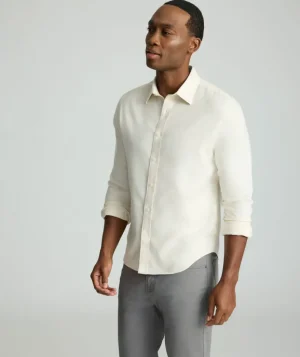 Button-Down Shirts>UNTUCKit Wrinkle-Free Veneto Shirt Egret