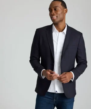 Sport Coats>UNTUCKit Wrinkle-Resistant Palazzo Sport Coat Navy